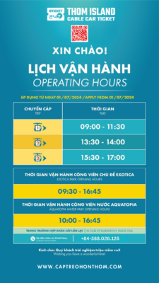 Giờ Hoạt Động Cáp Treo Hòn Thơm